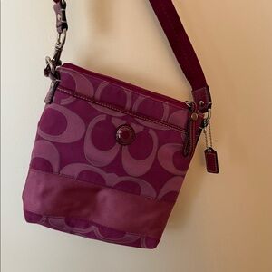 Coach Magenta Crossbody Bag